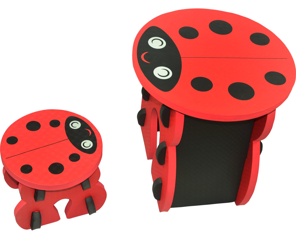 HZ-T1006，ladybug  EVA furniture table and stool set