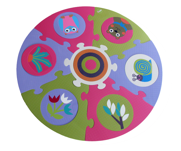 Round forest item EVA foam mats