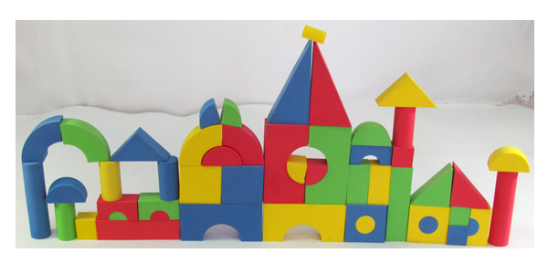 Colour printing EVA foam building block