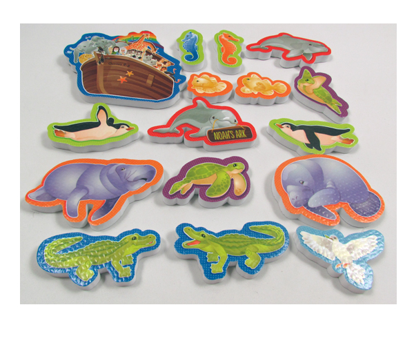 HZ-B2002，EVA foam animal piece for bath toys