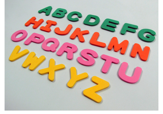 HZ-B2006,EVA bath toys letter