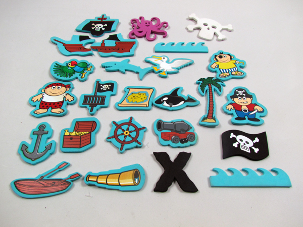 EVA pirate bath toys