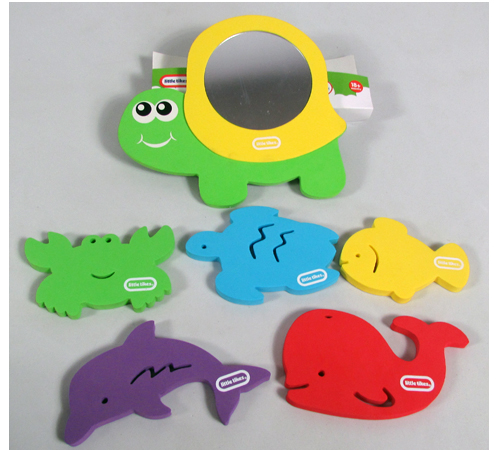 EVA soft mirror and bath toys set