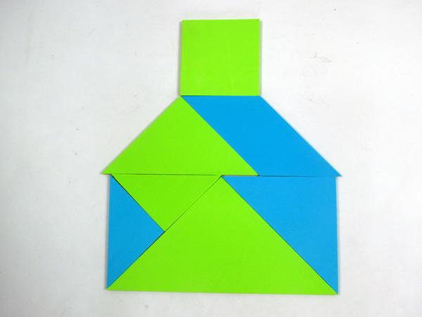EVA tangram puzzle