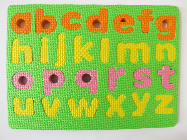 EVA foam letter puzzles