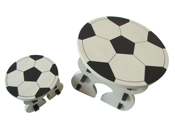 HZ-T1011，Football EVA table,Football EVA stool